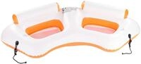 infactory Wassersessel: Aufblasbares 2-Personen-Wassersofa mit Becherhaltern