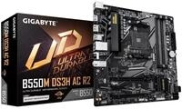 GIGABYTE B550M DS3H AC R2 Mainboard &ndash; AMD Ryzen 5000 Prozessoren, 5+3 Phasen VRM,