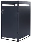 Zelsius M&uuml;lltonnenbox 1er mit Pflanzdach f&uuml;r 1 M&uuml;lltonne | (B) 68 x (T) 80 x...