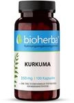 Kurkuma Kapseln &ndash; 100 St&uuml;ck mit 350 mg Curcuma-Extrakt hochdosiert mit...