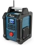 Baustellenradios - Digitales und Robustes Radio mit DAB+, FM, Bluetooth, AUX,...