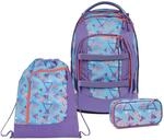 Satch Pack Schulrucksack Set 3tlg. inkl. Schlamperbox und Sportbeutel (80s Dance)