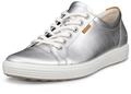 ECCO Damen Soft 7 430003 Nubuck Metallic Silver Trainer 40 EU