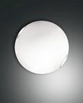 Fabas 2385-65-102 Deckenleuchte Nickel matt, Glas satiniert