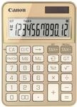 Canon KS-125KB Taschenrechner (Solar- und Batteriebetrieb, 12 Stellen) Gold