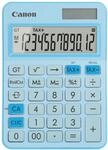Canon LS-125KB Taschenrechner (Solar- und Batteriebetrieb, 12 Stellen) Blau