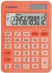 Canon LS-125KB Taschenrechner (Solar- und Batteriebetrieb, 12 Stellen) Orange