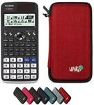 Casio fx-991DE X Classwiz inkl. WYNGS Schutztasche Rot - Wissenschaftlicher