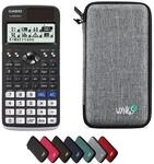 Casio fx-991DE X Classwiz inkl. WYNGS Schutztasche Hellgrau - Wissenschaftlicher