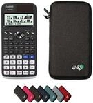 Casio fx-991DE X Classwiz inkl. WYNGS Schutztasche Dunkelgrau - Wissenschaftlicher