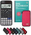 Casio fx-991DE X inkl. Schutztasche Pink & Fachbuch (128 Seiten, DIN A5) &ndash;