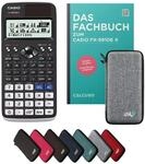 Casio fx-991DE X inkl. Schutztasche Hellgrau & Fachbuch (128 Seiten, DIN A5) &ndash;