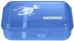 Step by Step Lunchbox "Helicopter Sam", Blau, mit Trennwand und Klickverschluss,