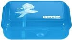 Step by Step Lunchbox "Mermaid Lola", Blau, mit Trennwand und Klickverschluss,
