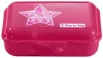 Step by Step Lunchbox &bdquo;Star Stella, rosa, mit Trennwand und Klickverschluss,