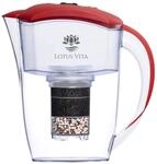 Lotus Vita ESPRIT div. Farben - Wasser Filterkanne mit Kartusche, Reduziert Kalk