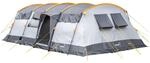 Skandika Tunnelzelt Hurricane f&uuml;r 12 Personen | Camping Zelt mit/ohne eingen&auml;htem