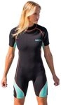 Beco Neoprenanzug Damen kurz aus 3 mm CR-Neopren, w&auml;rmender Damen-Neoprenanzug mit