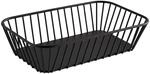 APS 30418 GN 1/4 Korb "URBAN", Metall, schwarz, mit Antirutsch-F&uuml;&szlig;chen, 26,5 x 16,2