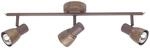 BRILLIANT Lampe Lava Spotrohr 3flg altkupfer | 3x R50, E14, 40W, geeignet f&uuml;r