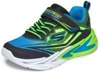 Skechers Flex-Glow Ultra Jungen Schuhe, Blau, Schwarz, Limette, 31 EU