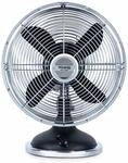 H.Koenig JOE50 Elektrischer Tischventilator Ger&auml;uschloser Retro Vintage Design