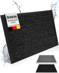 bomoe XXL Fu&szlig;matte Au&szlig;en 60x90 cm &ndash; rutschfest Rostfrei Fussabtreter