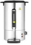 HENDI Hei&szlig;getr&auml;nkespender, UNIQ, f&uuml;r Gl&uuml;hwein und Wasser, 16L, Silber 