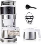 Barista Kaffeemaschine mit digitalem Touch-Display 800W wei&szlig; mit Mahlwerk +