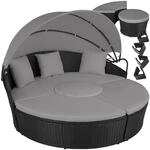 tectake&reg; Lounge Muschel Sonneninsel Outdoor wetterfest, Gartenmuschel,...