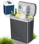 Juskys elektrische K&uuml;hlbox 24 Liter 12 V / 230 V f&uuml;r Auto, LKW, Reisemobil, Camping