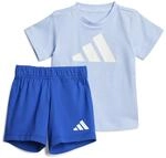 adidas Unisex Baby Essentials Big Logo Set Track Suit, glow blue/white, 2-3 Years