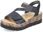 Rieker Damen Sandalen V3964-02 schwarz Gr. 36
