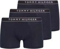 Tommy Hilfiger Herren 3er Pack Boxershorts Trunks mit Logobund, Blau (des Sky/des