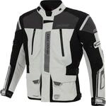 B&uuml;se Grado Pro wasserdichte Motorrad Textiljacke, hellgrau/schwarz, 52