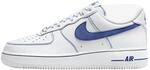 Nike HQ2037-100 AIR Force 1 '07 LV8 Herren White/DEEP ROYAL Blue EU 46