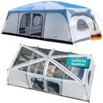 Skandika Tonsberg 10 Personen | Camping Zelt mit Single Skin, Meshdach, abnehmbarem