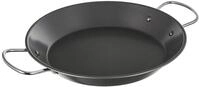 Ibili 501028 Gandia &ndash; Paellapfanne aus Stahl, Schwarz, schwarz, 28 x 40 x 4 cm