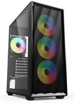 Sharkoon VK4 ARGB Schwarz, ATX PC-Geh&auml;use