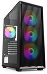 Sharkoon VK4 Rainbow Schwarz, ATX PC-Geh&auml;use