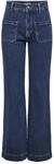 ONLY Female Jeans mit weitem Bein ONLJUICY Hohe Taille Weiter Beinschnitt Jeans