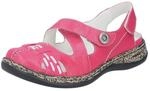 Rieker Damen Halbschuhe 46377-31 pink Gr. 36