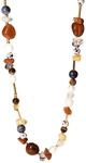 Purelei Hawaiian Sunset Kette &ndash; mit rotem Achat, Citrin, Jaspis & S&uuml;&szlig;wasserperlen