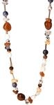 Purelei Hawaiian Sunset Kette &ndash; mit rotem Achat, Citrin, Jaspis & S&uuml;&szlig;wasserperlen