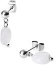Purelei Island Dawn Ohrringe &ndash; Stecker mit blauem Achat &ndash; Edelstahl 18K...