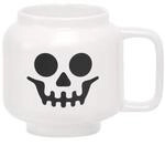 Room Copenhagen LEGO Tasse Skelett, Keramik, Wei&szlig;, Gr&ouml;&szlig;e L