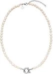 Purelei Pearl Charm Halskette &ndash; Elegante Kette mit S&uuml;&szlig;wasserperlen und...