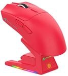 ATTACK SHARK X1 Gaming Mouse with Touchpad RGB Charging Dock, PixArt PAW3395PRO