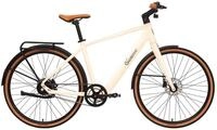 SachsenRAD Urban City E-Bike C3M Mamorweiss mit Riemenantrieb Drehmomentsensor,