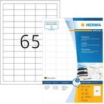 HERMA 10778 Universal Etiketten f&uuml;r Inkjet Drucker, 80 Blatt, 38,1 x 21,2 mm, 65 pro